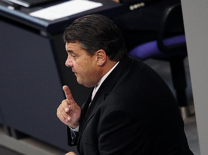 SPD-Chef Sigmar Gabriel am Mittwoch