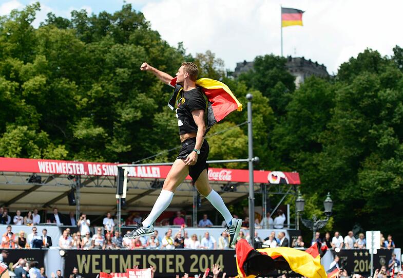 Die Weltmeister feiern am Brandenburger Tor. Die Bilder von der Fanmeile.