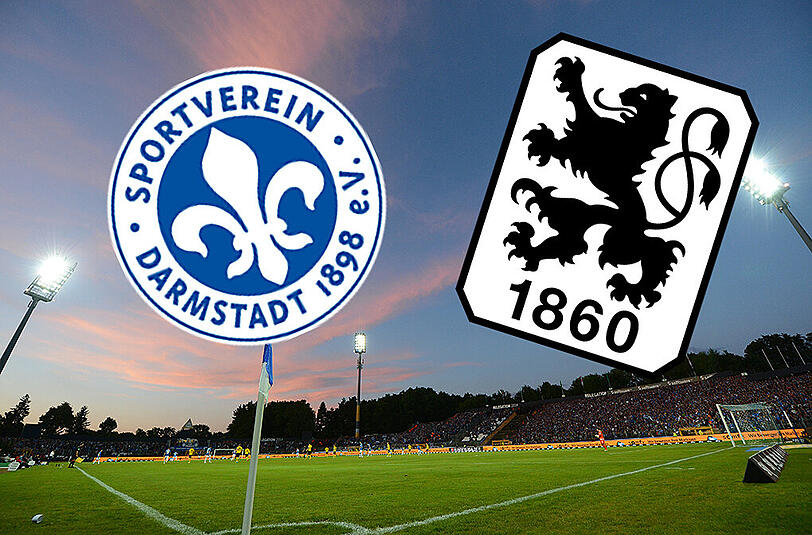 Darmstadt gegen den TSV 1860 München - Verfolgen Sie die Partie ab 13.15 Uhr hier im AZ-Liveticker!