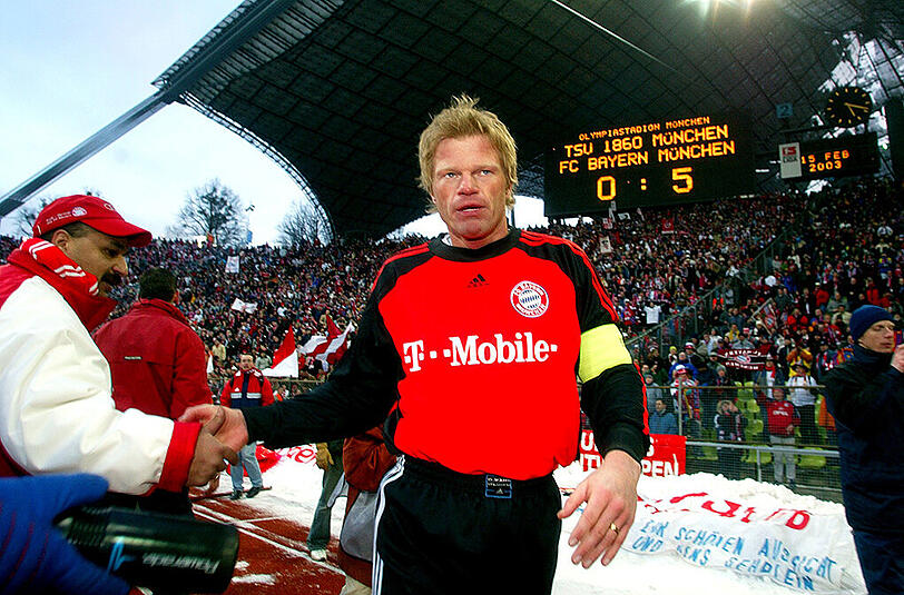 Münchner Derby TSV 1860 München gegen FC Bayern München am 15.02.2003. Die Bilder.