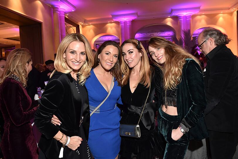 Sandra Abt, Simone Ballack, Melanie Fischer und Verena Ofarim