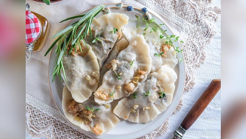 Diese Piroggen &uuml;berzeugen beim ersten Bissen.