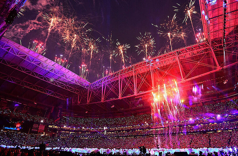 Mega-Spektakel: Der Super Bowl ist das größte Sport-Ereignis der Welt.