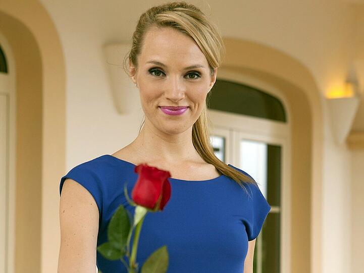 Die begehrte Rose der "Bachelorette"