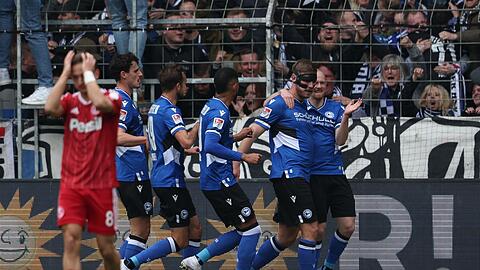 Arminia Bielefeld rettete zumindest einen Punkt gegen Fortuna Düsseldorf.