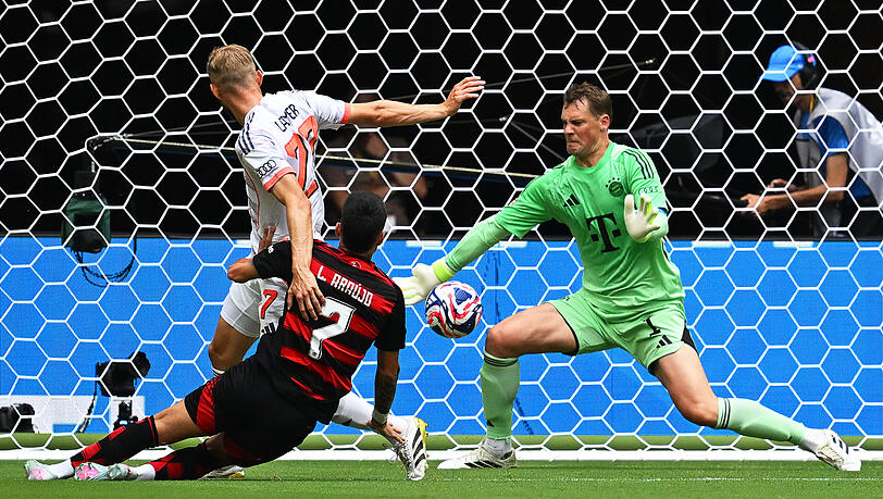 Manuel Neuer bewahrt Bayern gegen Flamengo mit einem Mega-Reflex vor dem Anschlusstreffer.