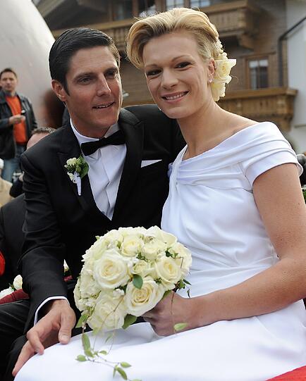 Die schönsten Bilder von der Hochzeit des Ski-Stars.