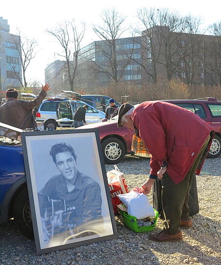 So war der Flohmarkt am Donnerstag im Westend. Die Fotos von Djordje Matkovic.