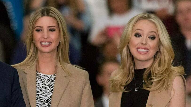 Ivanka (l.) ist Donald Trumps älteste Tochter, Tiffany ist fast zwölf Jahre jünger