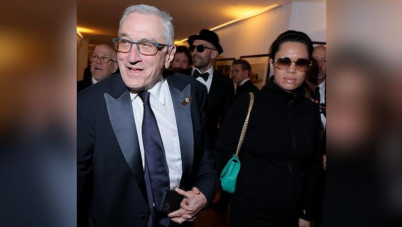 Robert De Niro und Tiffany Chen bei einer Party in Cannes.