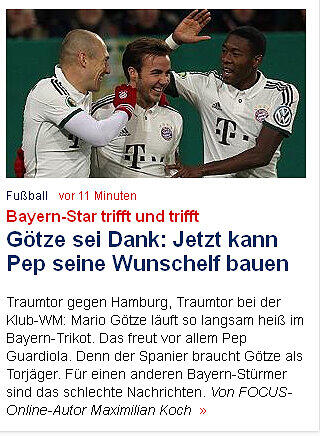 ... und jubelt Mario Götze zu.