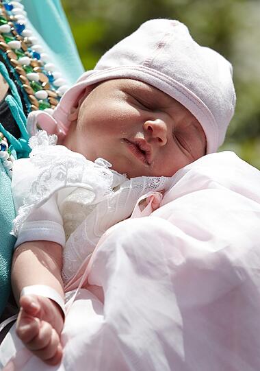 Die kleine Amalia Gabriela Maria Teresa.