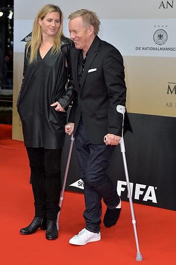 Johannes B. Kerner und Ehefrau Britta Becker.