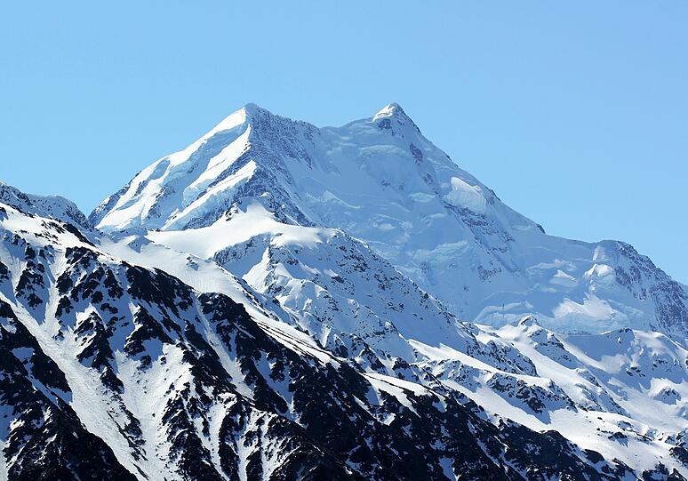 Der Aoraki-Mount Cook ist der höchste Berg Neuseelands