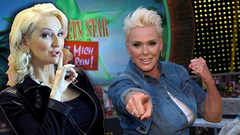 Désirée Nick kommentiert Brigitte Nielsens fünfte Schwangerschaft kritisch (Fotomontage).