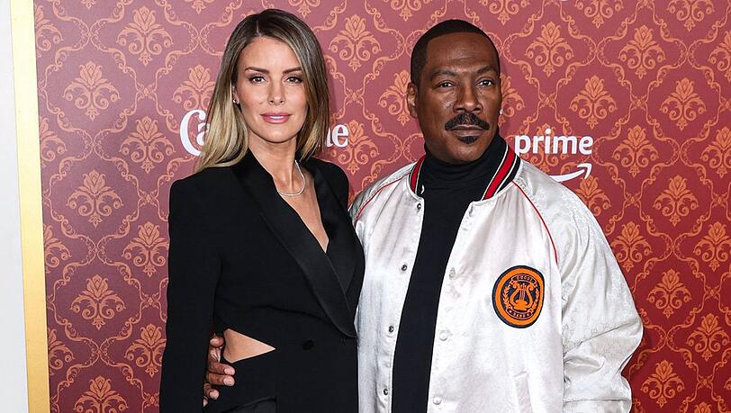 Sind nun Mann und Frau: Eddie Murphy und seine Paige Butcher. Sind nun Mann und Frau: Eddie Murphy und seine Paige Butcher.