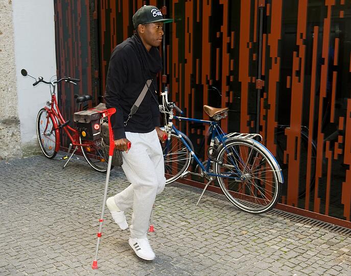 Shooting-Star David Alaba zog sich beim Test im Trentino einen Ermüdungsbruch im linken Fuß zu.
