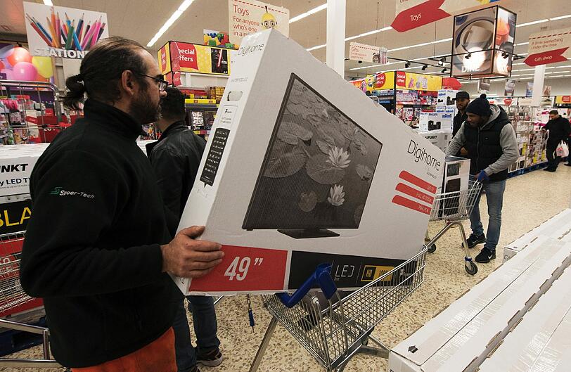 Seit 2005 ist der "Black Friday" in den USA der Tag, an dem die höchsten Umsätze des Jahres erzielt werden.