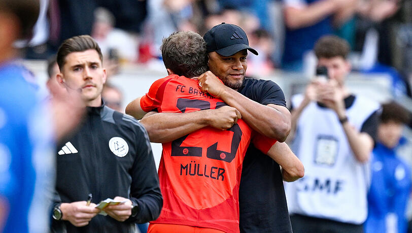 Thomas Müller absolvierte in Hoffenheim sein letztes Bundesligaspiel im Trikot des FC Bayern.