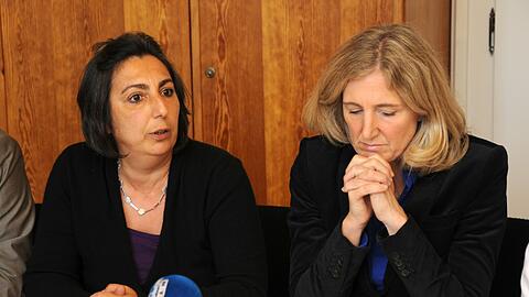 Enttäuschte Grüne: Fraktionschefin Gülseren Demirel (links) und Sabine Nallinger, die Spitzenkandidatin bei der Kommunalwahl.