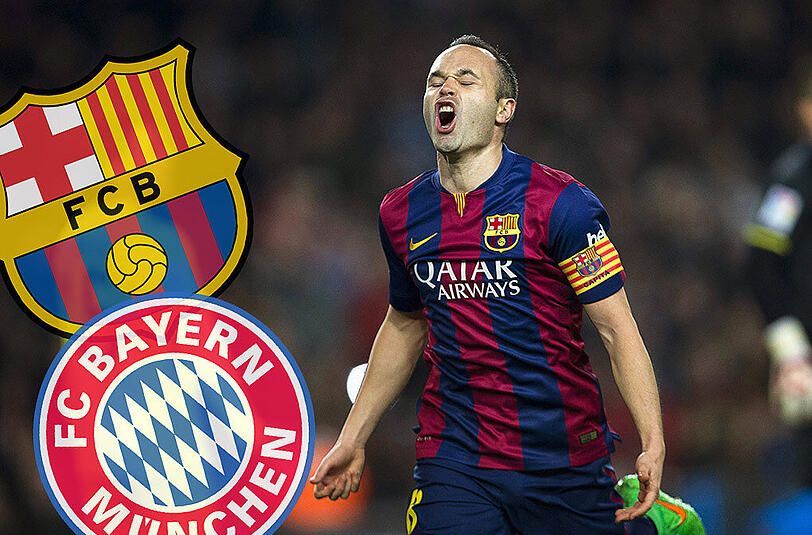 Weiß um die Klasse des FC Bayern: Barcas Kapitän Andres Iniesta.