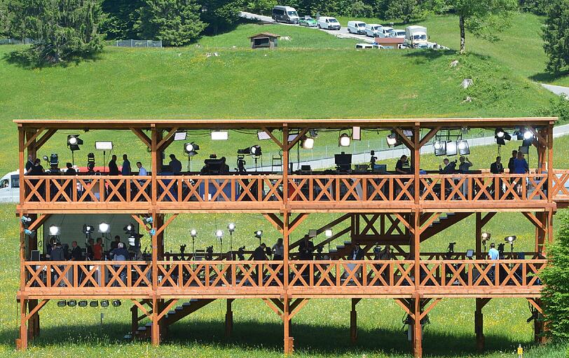 G7-Auftakt auf Schloss Elmau. Die Bilder von Merkel, Obama und Co.