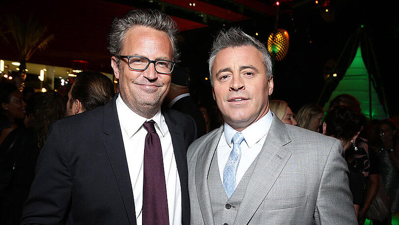 Matthew Perry und Matt LeBlanc, hier bei einer Sommerparty Anfang der Woche, scheinen noch Freunde zu sein Matthew Perry und Matt LeBlanc, hier bei einer Sommerparty Anfang der Woche, scheinen noch Freunde zu sein