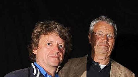 &bdquo;Man kann die Wirkung von Kabarett gar nicht genug überschätzen&ldquo;: Frank-Markus Barwasser (l.) und Gerhard Polt im AZ-Interview.