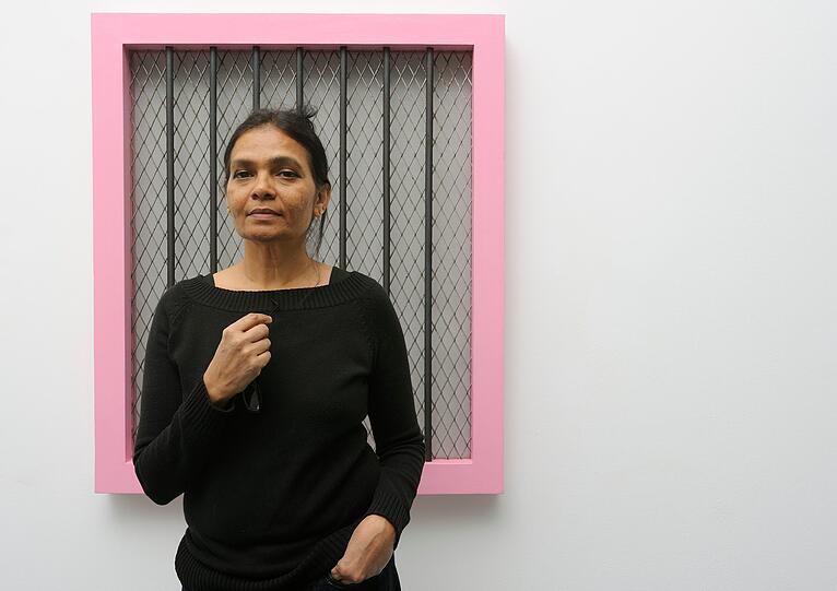 Die indische Künstlerin Sheela Gowda.