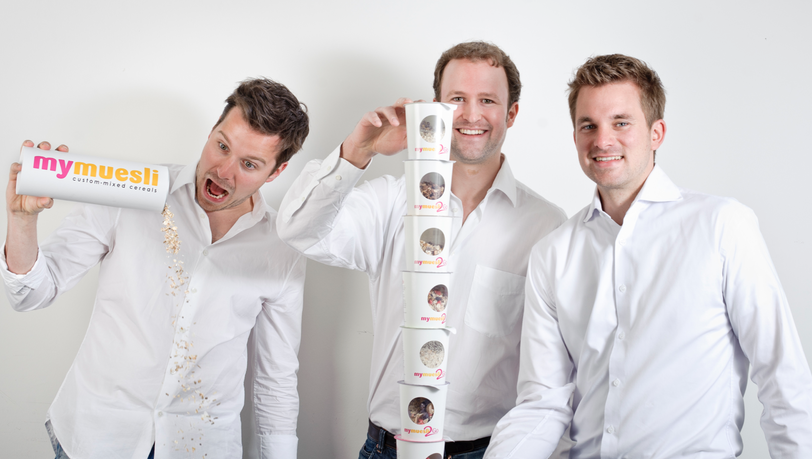 Freunde des Frühstücks (von links): Max Wittrock (29), Philipp Kraiss (30) und Hubertus Bessau (30). Freunde des Frühstücks (von links): Max Wittrock (29), Philipp Kraiss (30) und Hubertus Bessau (30).