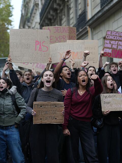 Auch Sch&uuml;ler wollen am Samstag wieder demonstrieren (Archivbild).