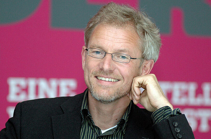 Lachender Dichter: Heinrich Detering.