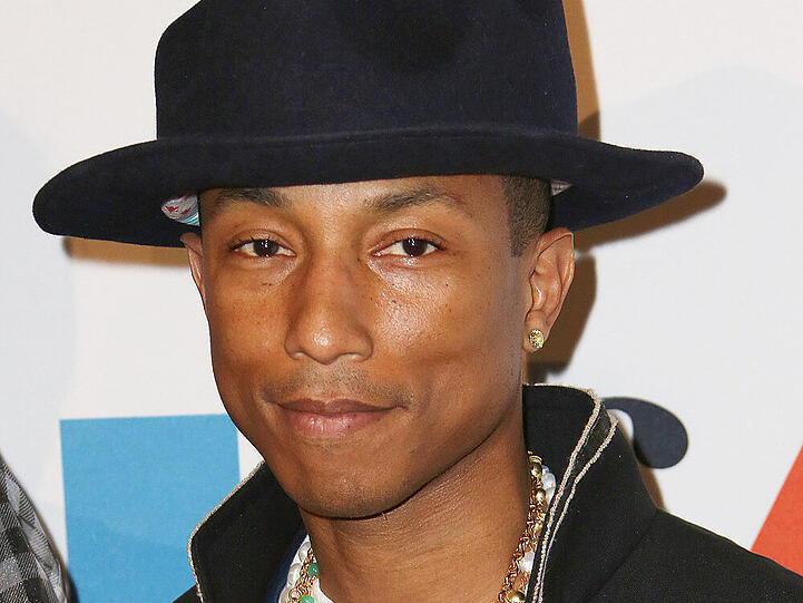 Hier auf dem roten Teppich, bald aber schon in Springfield unterwegs: Pharrell Williams