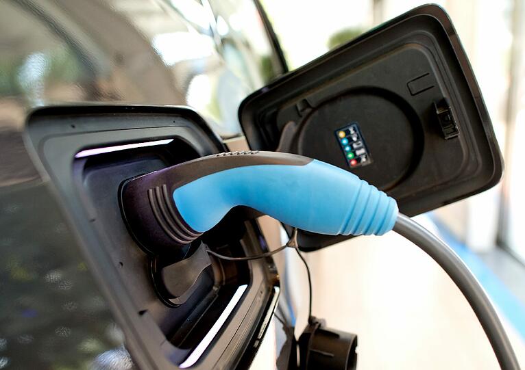 Eine Ladestation für Elektro-Autos.