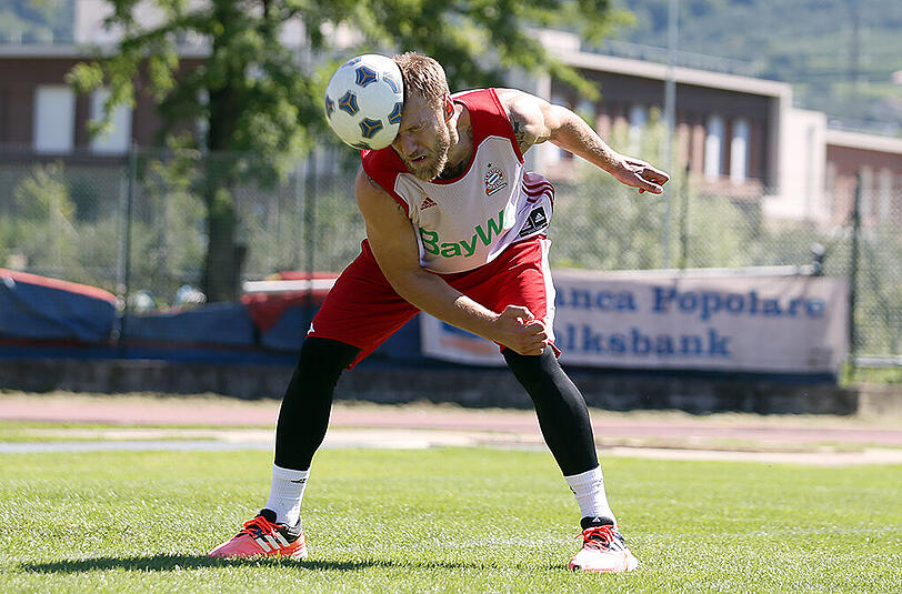 Nicht nur mit dem Basketball sind die Spieler vom FCBB fit.