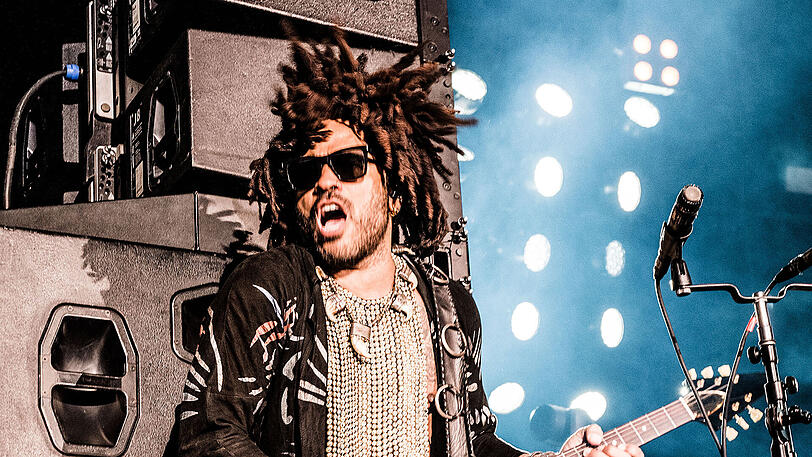 Fotos waren verboten, deshalb gibt es hier Lenny Kravitz aus dem Archiv.