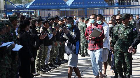 Die kambodschanischen Soldaten waren 155 Tage in Thailand inhaftiert gewesen.