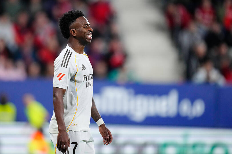 Er &auml;u&szlig;ert Rassismus-Vorw&uuml;rfe: Vinicius Junior.