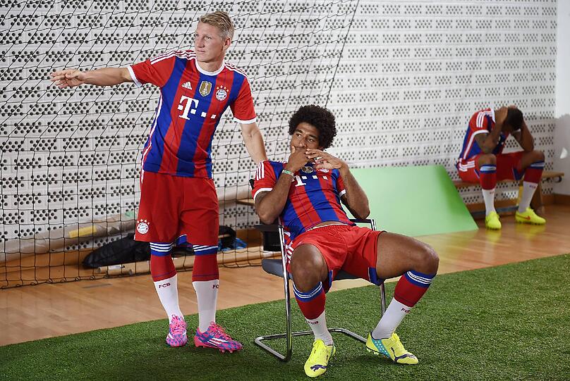 Bilder vom offiziellen Fototermin der Bayern.