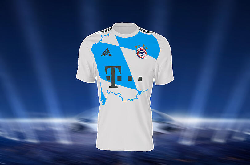 Fans entwerfen Designs für ein Bayern-Trikot: Eines dieser Leiberl wird das Champions-League-Trikot 2017/2018 des Rekordmeisters.