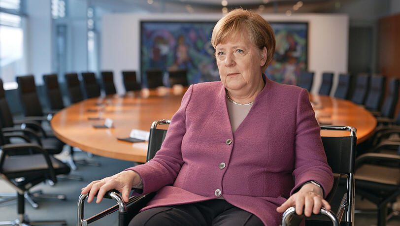 Angela Merkel beim Interview im Bundeskanzleramt. (Archivbild) Angela Merkel beim Interview im Bundeskanzleramt. (Archivbild)
