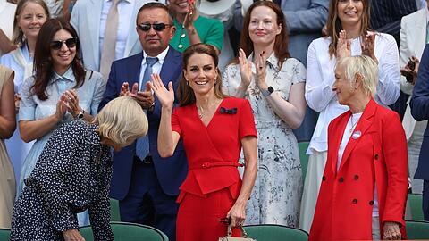 Prinzessin Kate besuchte das Damenfinale von Wimbledon.