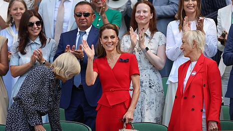 Prinzessin Kate besuchte das Damenfinale von Wimbledon.