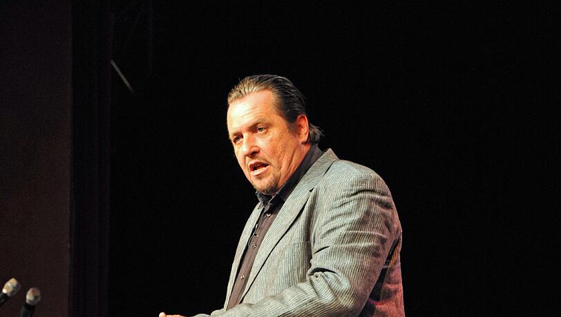 Andreas Giebel am Montag im Lustspielhaus. Andreas Giebel am Montag im Lustspielhaus.