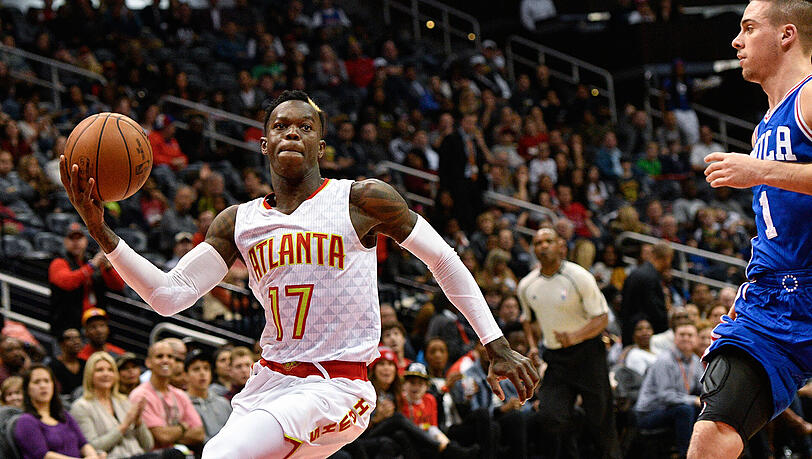 Dennis Schröder kassiert eine Pleite. Dennis Schröder kassiert eine Pleite.