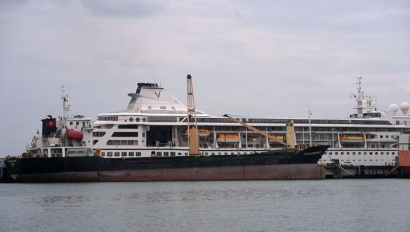 Die "Odyssey" liegt seit Ende vergangener Woche in Kambodscha. Die "Odyssey" liegt seit Ende vergangener Woche in Kambodscha.