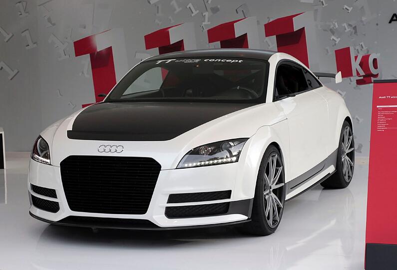 Erfolgreiche Diät: Der Schau-TT namens Ultra Quattro Concept hat gegenüber der Serienversion 100 Kilo abgespeckt.
