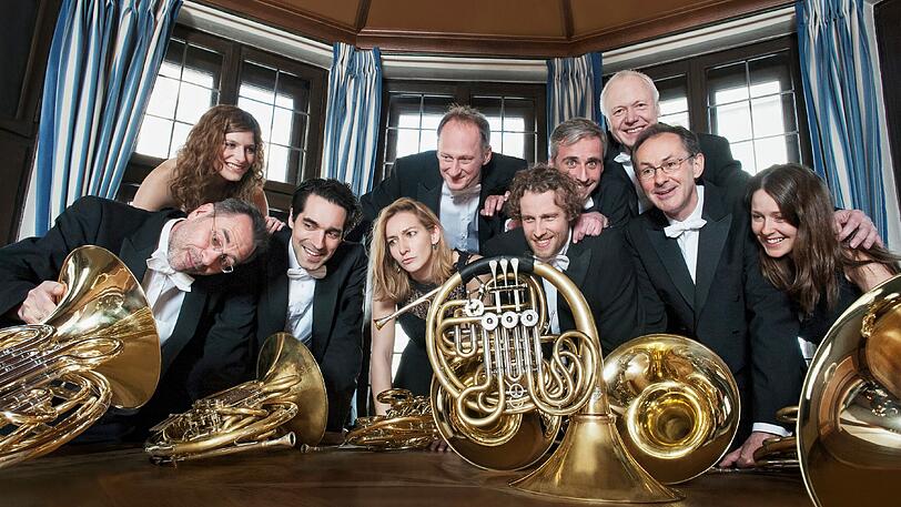 Mit Humor musikalisch unterwegs: die Munich Opera Horns.