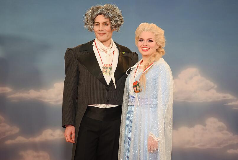 Ludwig Hartmann und Katharina Schulze, Fraktionsvorsitzende von Bündnis 90/ Die Grünen im bayerischen Landtag.