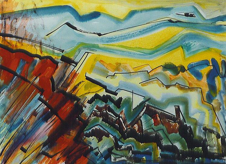 Robert Schöny: "Landschaft" (1988)